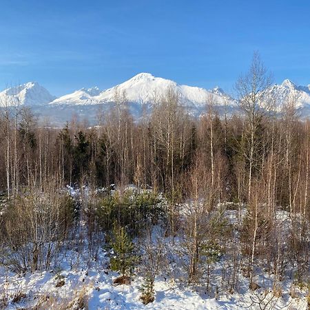 Apartman S Nadhernym Vyhladom Na Tatry Veľky Slavkov Bagian luar foto